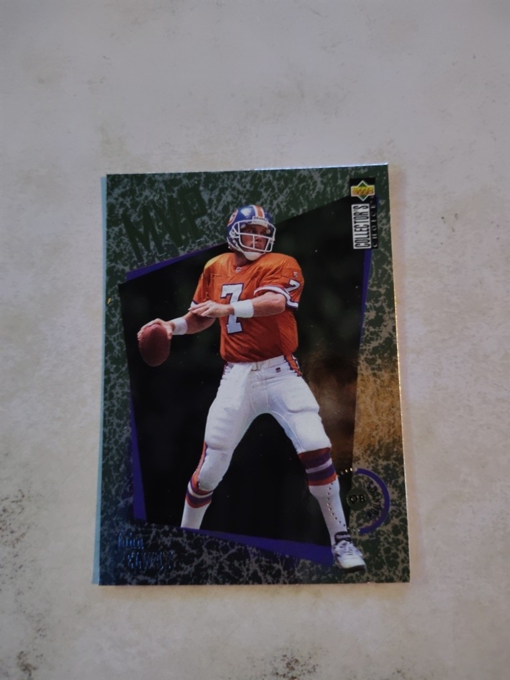 John Elway 1996 Upper Deck Collectors Choice MVP Insert #M13 Denver Broncos